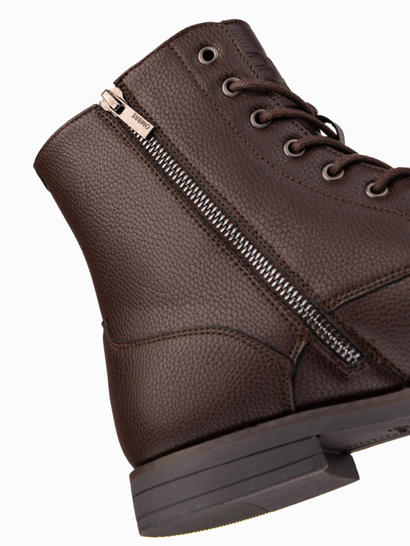 Ombre Clothing Мъжки обувки от еко кожа с топъл свод Ombre Clothing