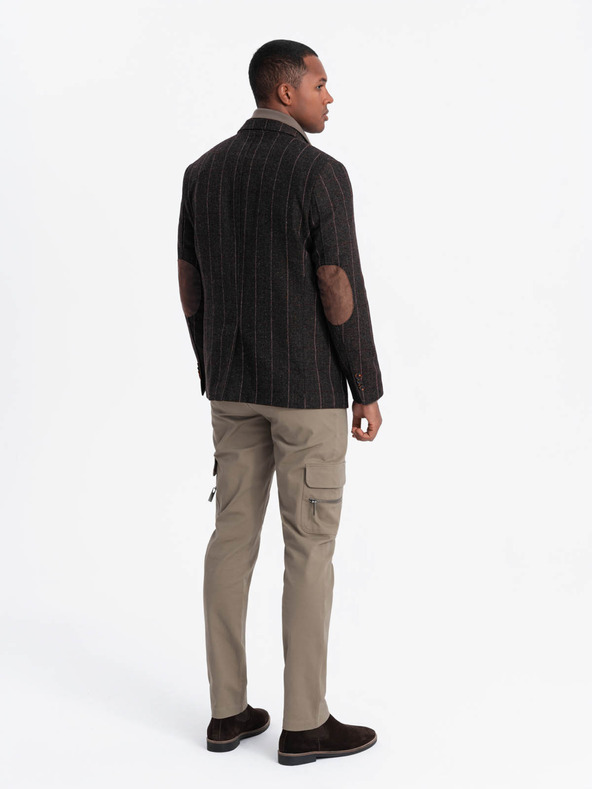 Ombre Clothing Елегантно мъжко структурирано плетено яке Ombre Clothing