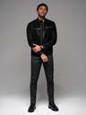 Ombre Clothing Мъжки дънкови панталони STRAIGHT LEG - черни V1 OM-PADP-0133 Ombre Clothing