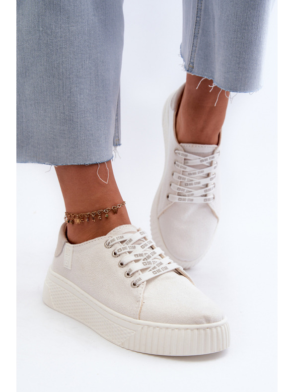 BIG STAR SHOES Дамски маратонки MEMORY FOAM SYSTEM BIG STAR White