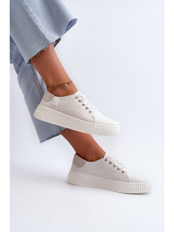 BIG STAR SHOES Дамски маратонки MEMORY FOAM SYSTEM BIG STAR White