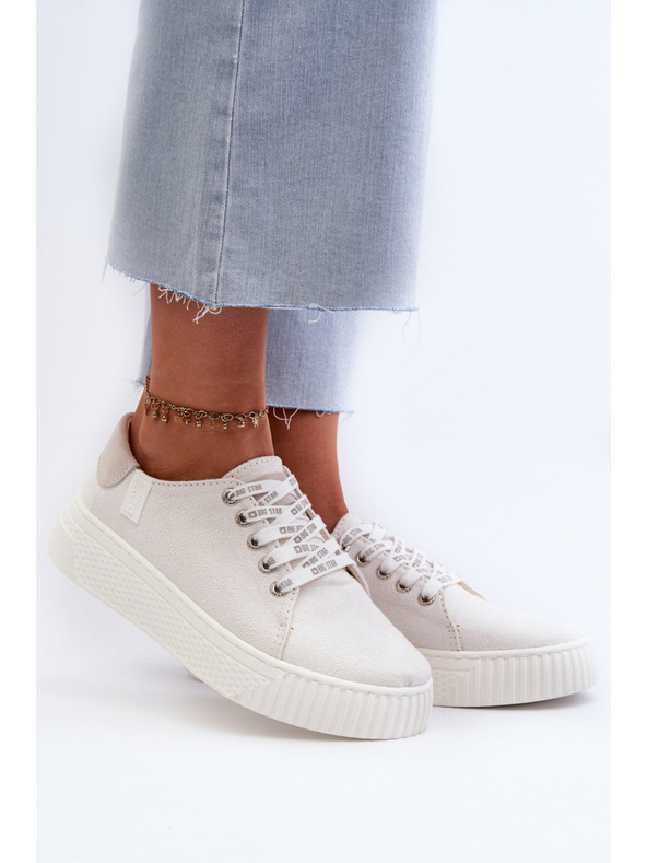 BIG STAR SHOES Дамски маратонки MEMORY FOAM SYSTEM BIG STAR White