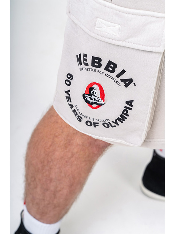 Nebbia Изпрани свободни къси панталони LEGACY 787 M, светлосиво