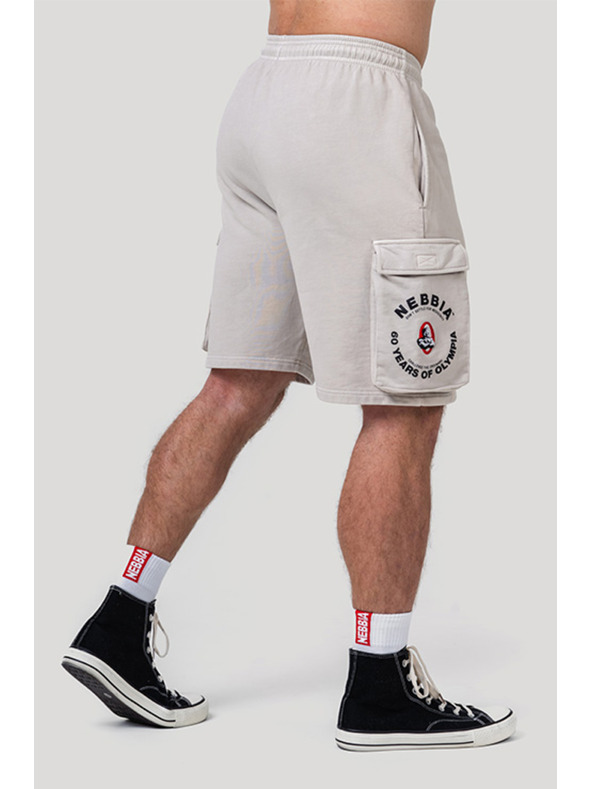 Nebbia Изпрани свободни къси панталони LEGACY 787 M, светлосиво