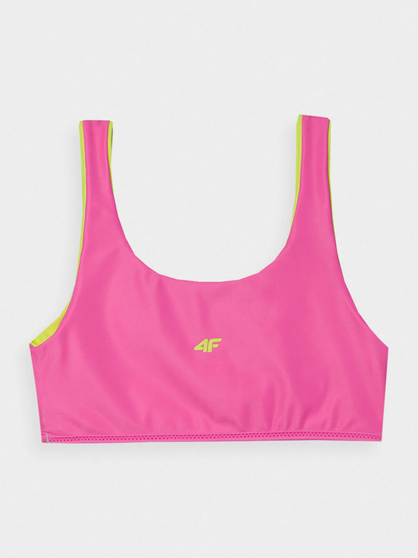 4F Бански от две части за момичета 4F - зелен/розов