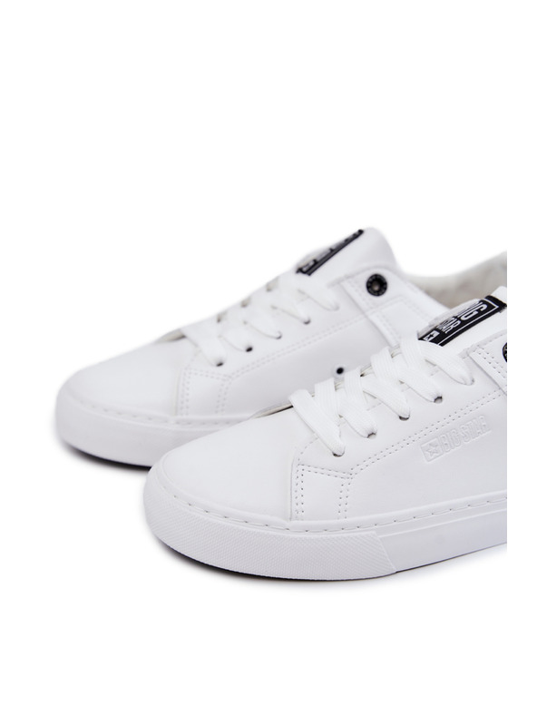 BIG STAR SHOES Мъжки кожени маратонки Big Star - бели