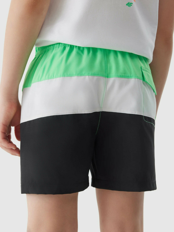 4F Плажни шорти за момчета 4F - зелени