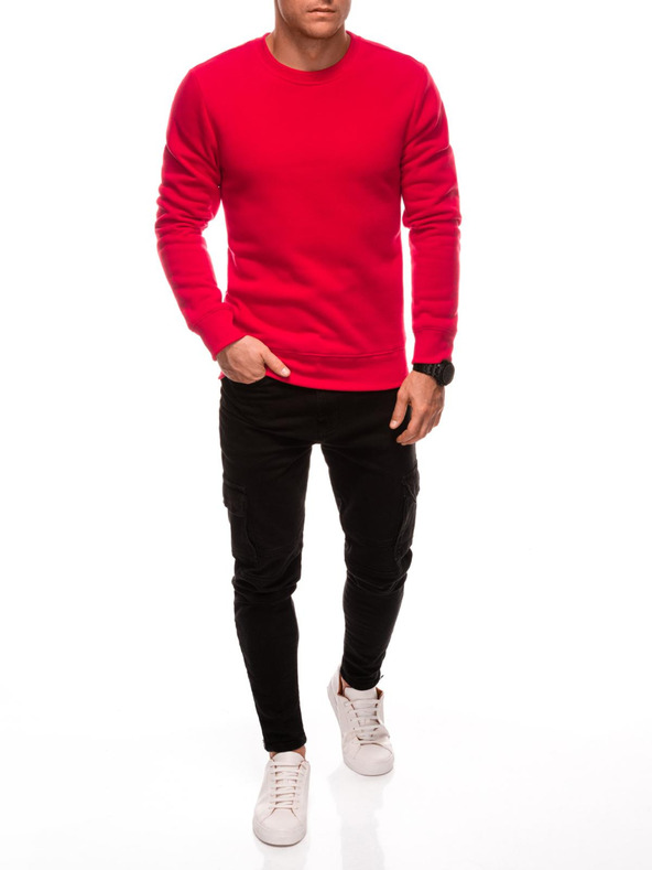 Edoti Мъжки униформен суитчър BASIC с кръгло деколте Edoti