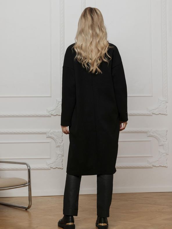 Edoti Черно дамско палто Edoti