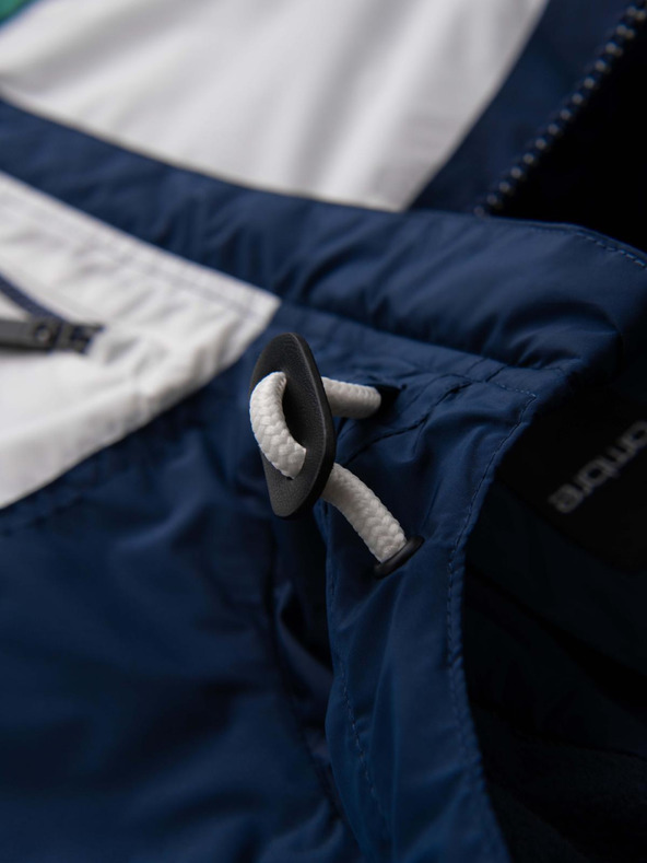 Ombre Clothing Мъжко спортно яке от полар с лек цвят зелено Ombre Clothing