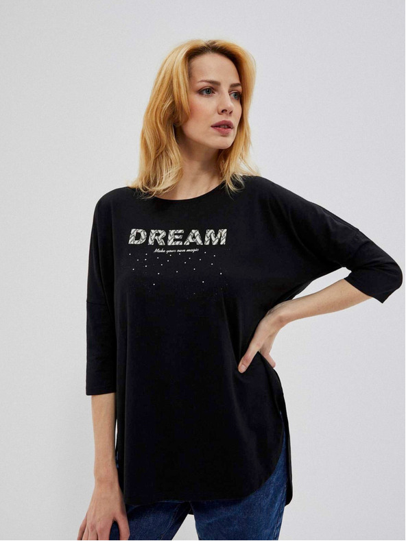 Moodo Черна дамска дълга рокля Moodo