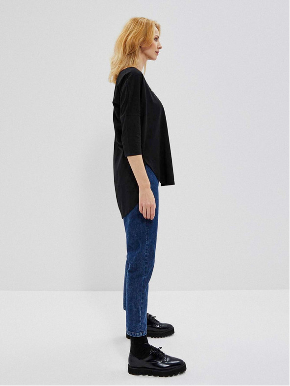 Moodo Черна дамска дълга рокля Moodo