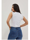 Moodo Бяла дамска тениска Moodo