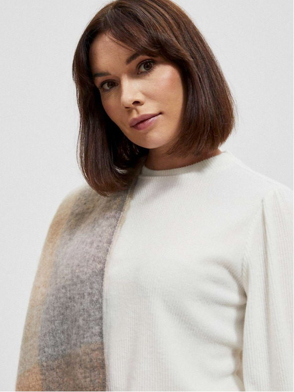 Moodo Топъл шал с деликатна шарка