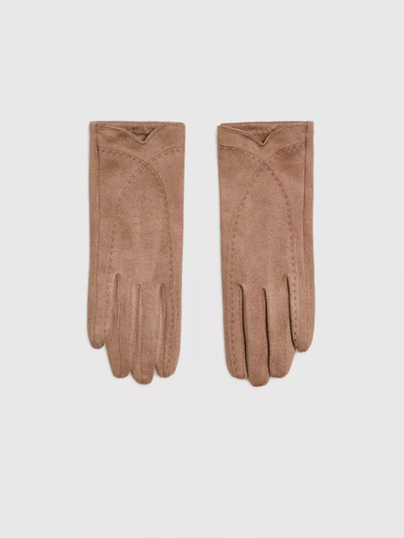 Moodo Moodo Кафяви дамски ръкавици