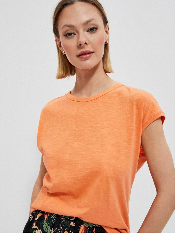 Moodo Оранжева дамска тениска Moodo