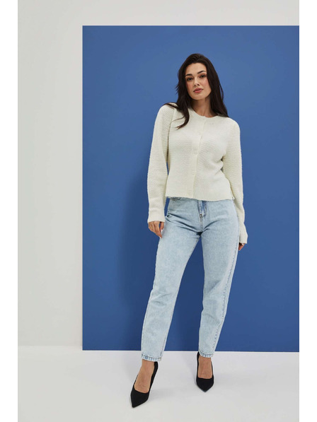 Moodo Бяла дамска жилетка Moodo