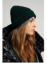 Moodo Шапка с метален тъмнозелен конец Moodo