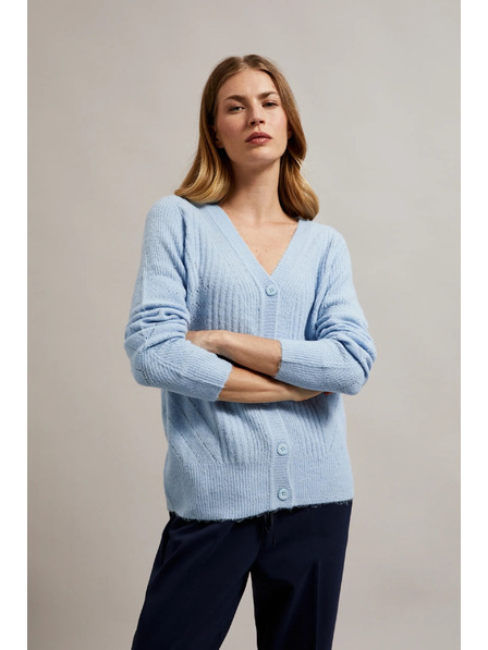 Moodo Светлосиня дамска жилетка Moodo