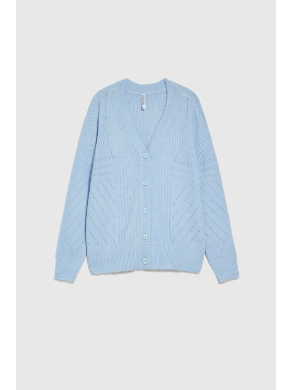 Moodo Светлосиня дамска жилетка Moodo