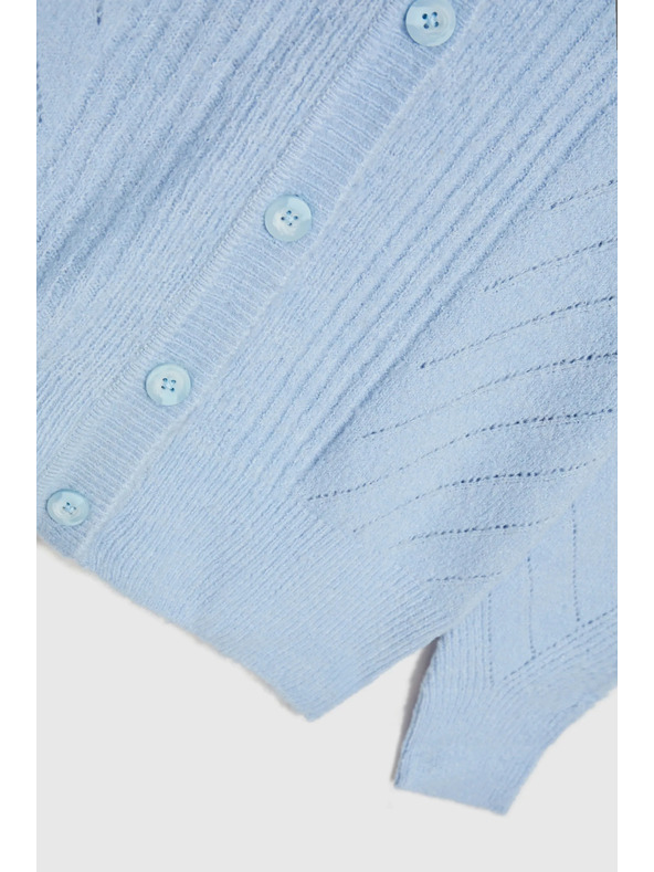 Moodo Светлосиня дамска жилетка Moodo