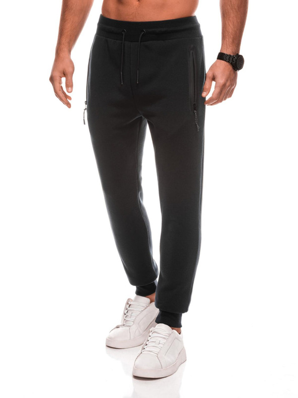 Edoti Черен мъжки пуловер Edoti