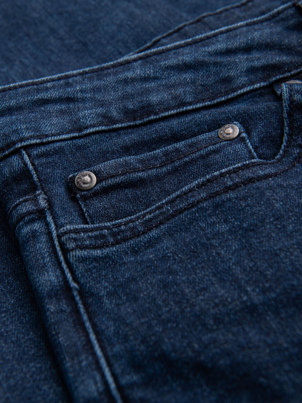 Ombre Clothing Мъжки класически изпирани дънки REGULAR FIT синьо Омбре Облекло