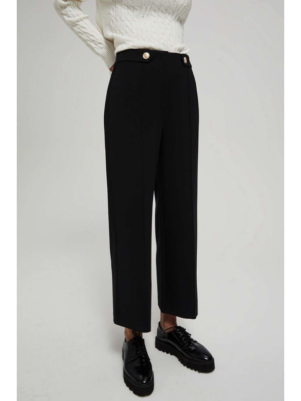 Moodo Черни дамски панталони Moodo