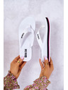 BIG STAR SHOES Дамски джапанки на клин Big Star бели