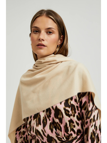 Moodo Бежов дамски шал Moodo
