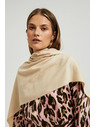 Moodo Бежов дамски шал Moodo