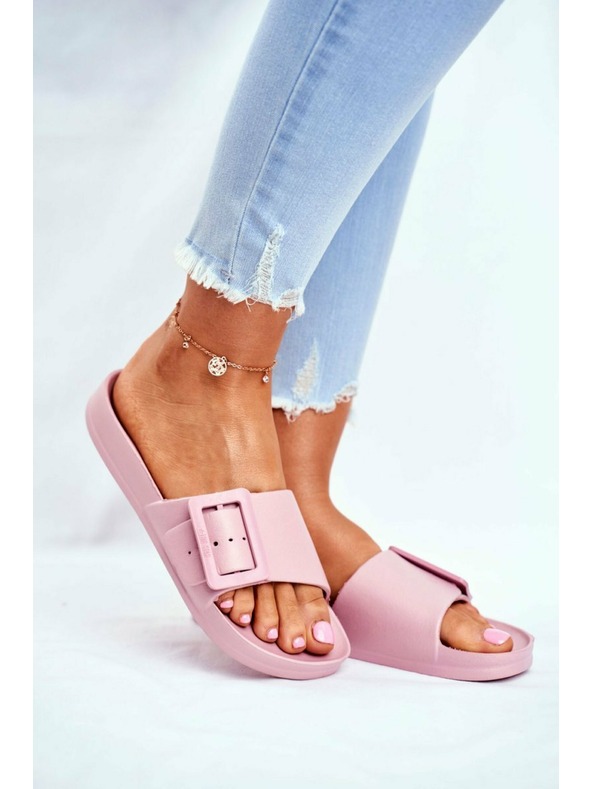 BIG STAR SHOES Дамски елегантни чехли Big Star - розови