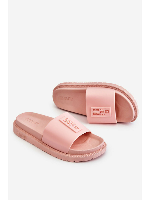 BIG STAR SHOES Дамски чехли Big Star в светло розово