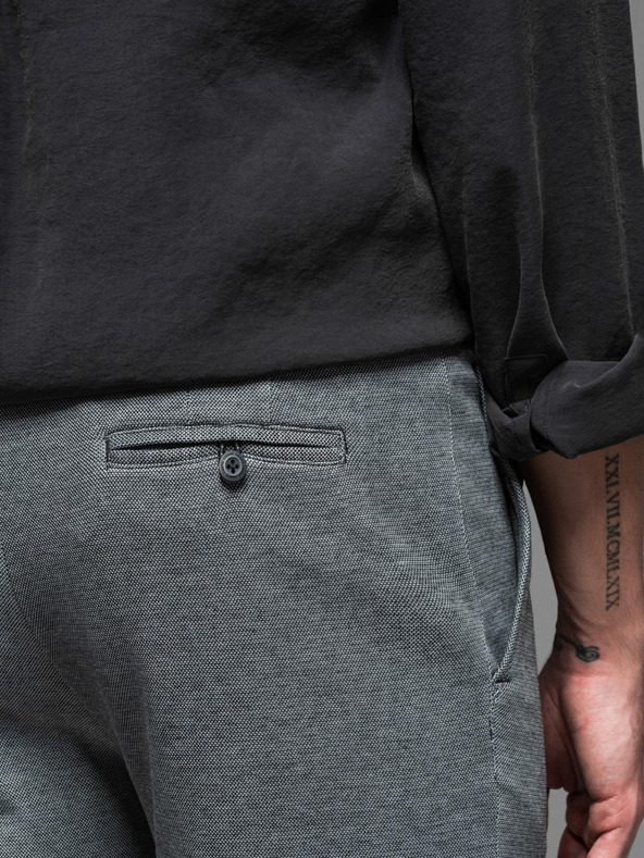 Ombre Clothing Мъжки памучни спортни панталони BASIC сиво Ombre Clothing