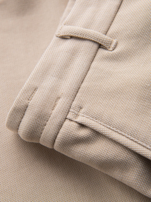 Ombre Clothing Мъжки памучни спортни панталони BASIC beige Ombre Облекло