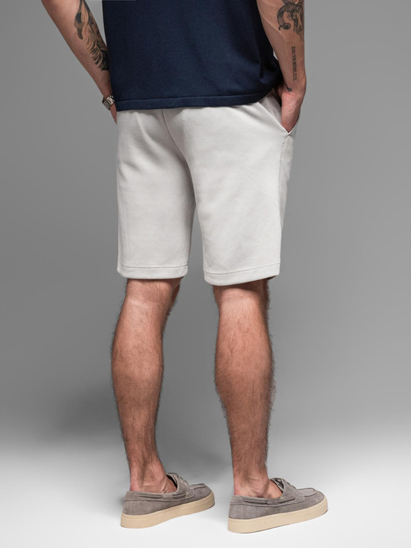 Ombre Clothing Мъжки памучни спортни панталони BASIC сиво Ombre Clothing