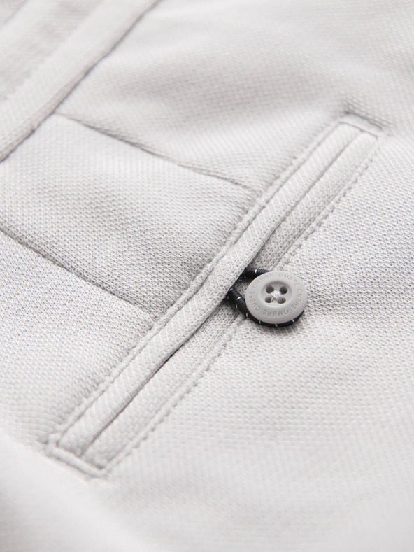 Ombre Clothing Мъжки памучни спортни панталони BASIC сиво Ombre Clothing