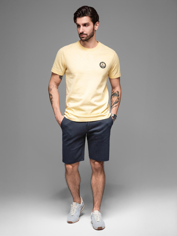 Ombre Clothing Мъжки памучни спортни панталони BASIC blue Ombre Clothing