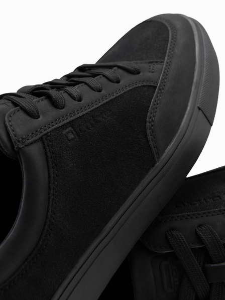 Ombre Clothing Мъжки едноцветни обувки в стил streetwear black Ombre Clothing