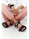 BIG STAR SHOES Дамски спортни сандали Big Star - черни
