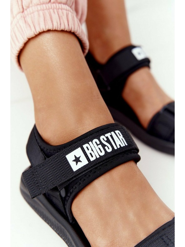 BIG STAR SHOES Дамски спортни сандали Big Star - черни
