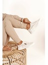 BIG STAR SHOES Дамски модни кецове Big Star - Бели