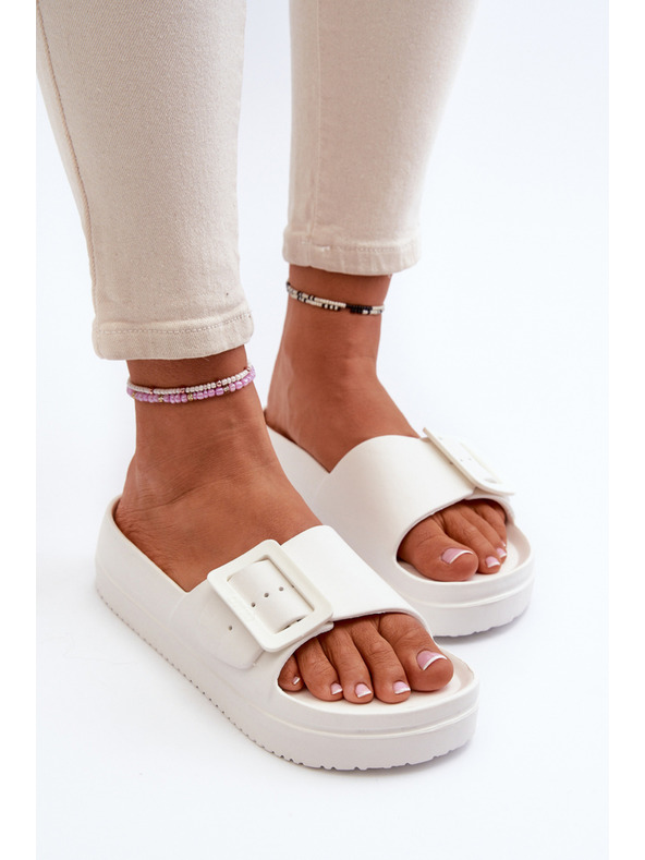 BIG STAR SHOES Дамски чехли с пенопласт на платформа и катарама Big Star