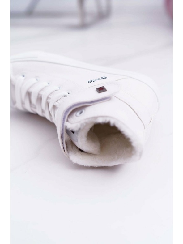 BIG STAR SHOES Изолирани кожени маратонки BIG STAR White Размер: