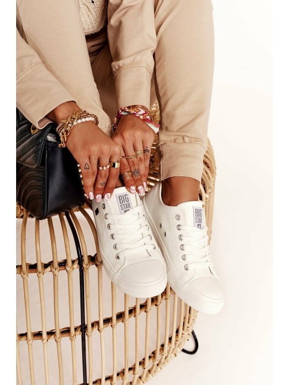 BIG STAR SHOES Дамски маратонки Big Star Classic - бели
