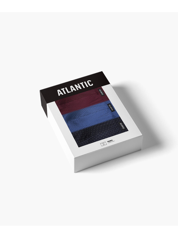 Atlantic Мъжки боксерки ATLANTIC 3Pack - многоцветни
