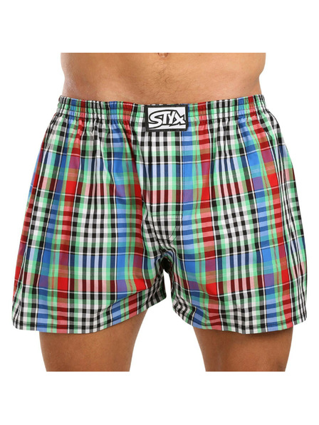 Styx Комплект от три - мъжки къси панталони Styx classic rubber oversize многоцветни