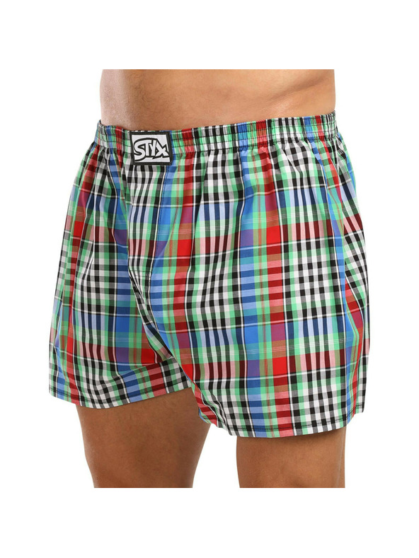 Styx Комплект от три - мъжки къси панталони Styx classic rubber oversize многоцветни