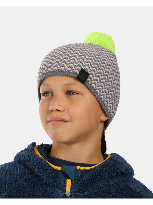 Kilpi Детска зимна шапка Kilpi PAULO-J Сива