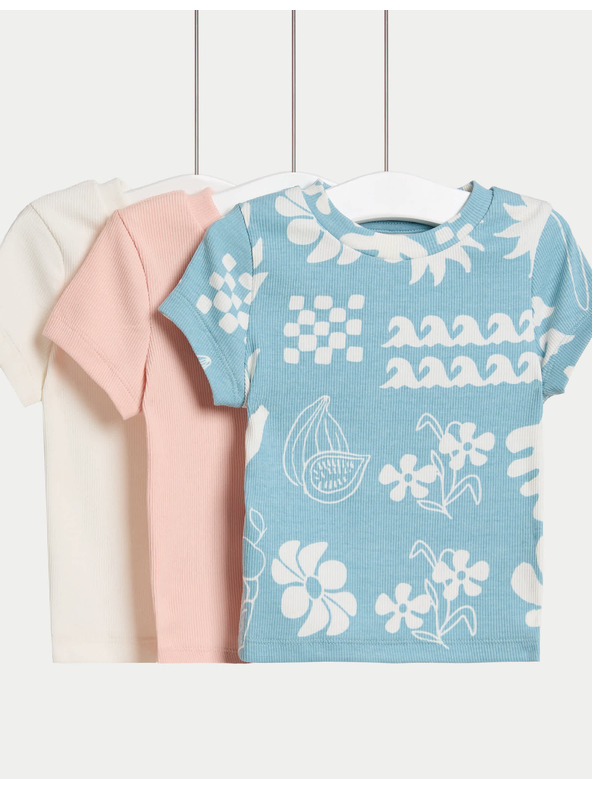 Marks & Spencer Тениска 3 бр. в опаковка Marks & Spencer